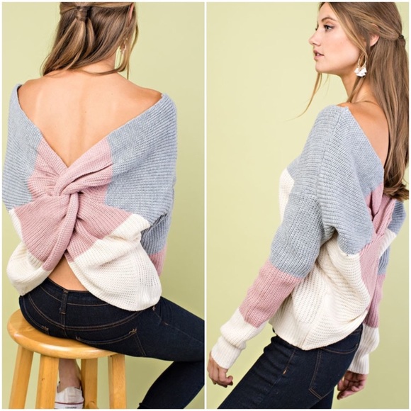 Lowest Price!!  FIRM! ⭐️ Twisted Back Sweater - Picture 3 of 5